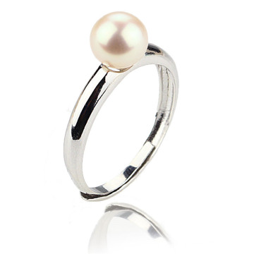 Adjustable Natural Freshwater Pearl Fashion Ring